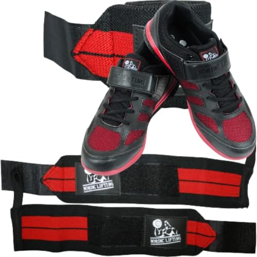 Zamotači za ručne zglobove 1p - Crveni snop sa cipelama Venja veličine 7 - crna crvena