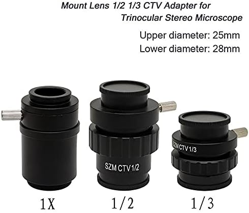 Oprema za mikroskop za odrasle djecu 0,5 X 0,35 X 1x C-Mount Adapter objektiv Trinokularni Stereo mikroskop