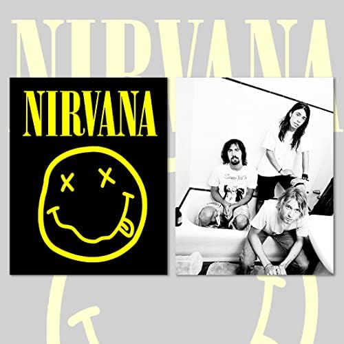 slike Nirvana Poster-6 kom 8 x 10 inča frameless muzika retro rock home decor band dnevni boravak estetski