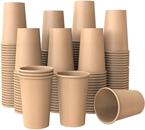 WANBAO 100 Pakovanje 8 oz papirne šoljice za jednokratnu upotrebu šoljice za kafu za napitke od kafe