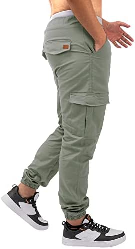 OUTSON muške modne Džogere sportske pantalone Ležerne pamučne kargo pantalone teretane pantalone