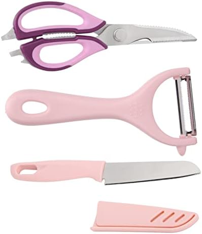 Set kuhinjskih noža od 3 komada, nož za čišćenje, višenamjenske makaze i Gulilica,oštar kuhinjski Set