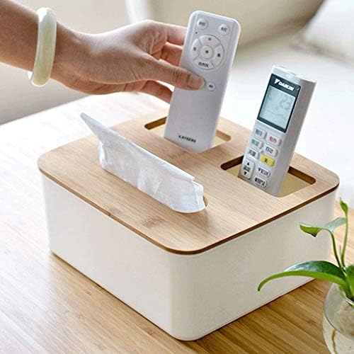 GFDFD drvena kutija za tkivo tkiva tkiva - Eko Povucite Cube Dispenser - Dekorativni držač /