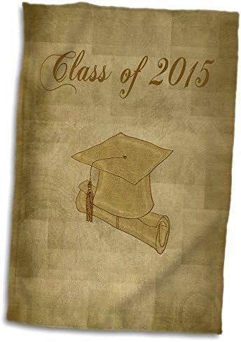 3Droza kapa i diploma, klasa 2015, sepia zlato - ručnici