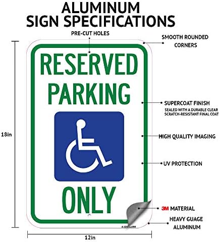 Parking za posjetitelje | 18 x 24 teškim mjernim aluminijskim protokom od aluminija | Zaštitite