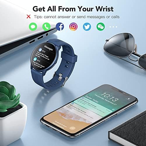 Smart Touch Smart Watch, SmartWatch za muškarce Žene IP68 Vodootporna aktivnost Tracker sa punim dodirom