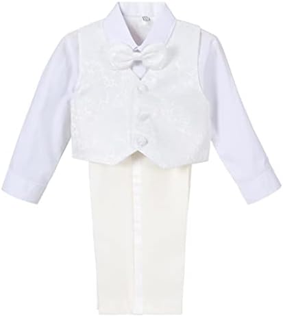 Dressy Daisy Baby Toddler Boys Tuxedo odijelo s repom Svečano odijelo Set Set veličine 12-24 mjeseci