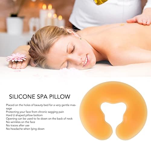 Hohxfyp silikonski jastuk za masažu, mekani masažni list za opuštanje jastuk, silikonska spa