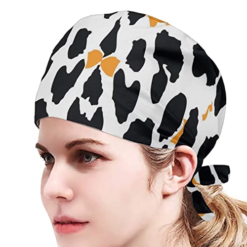 Jeocody životinjska krava za tuširanje, radna kapija modni šešir sa duksevima za žene / muškarce
