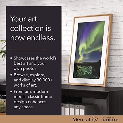Meural Canvas II-Smart Art okvir sa 21.5 in. HD digitalno platno koje prikazuje slike i fotografije