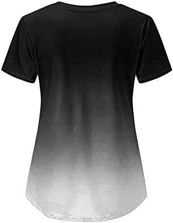 Ljetne majice kratkih rukava za žene slatke Y2K prevelike simpatične grafike V V izrez T majice s košuljem radne