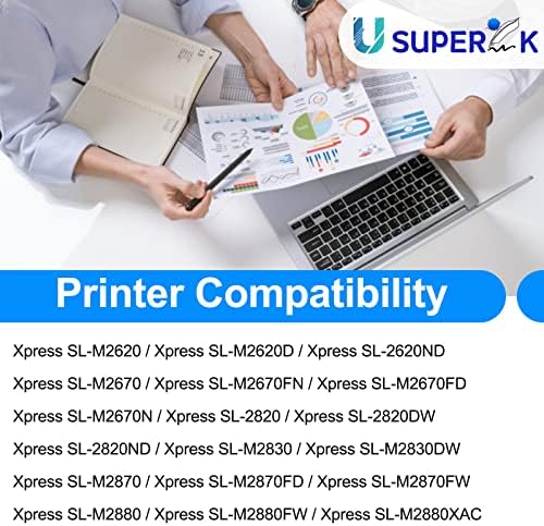 SuperInk 2 pakovanja Premium Toner kertridža visokog kapaciteta kompatibilan za Samsung MLT-D115L