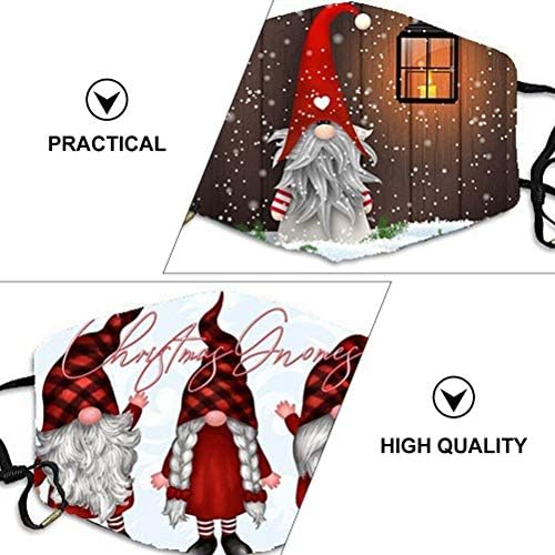 Galpada Božićni ukrasi 4pcs božićna usta pokrivaju djecu crtani lica