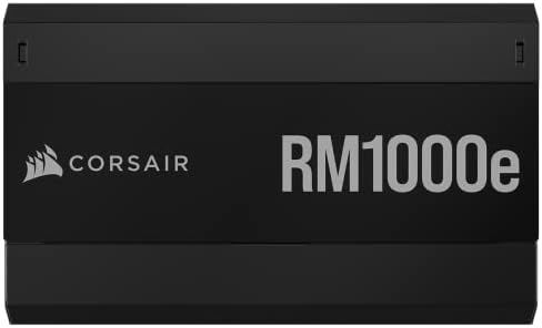 CORSAIR RM1000E Potpuno modularni atx nisko-šumski napajanje crno