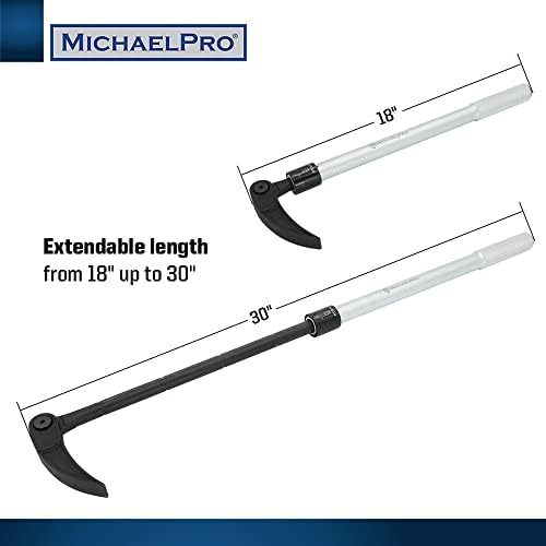 MichaelPro MP009079 proširivo indeksiranje Pry Bar-18-inčni do 30-inčni dužina
