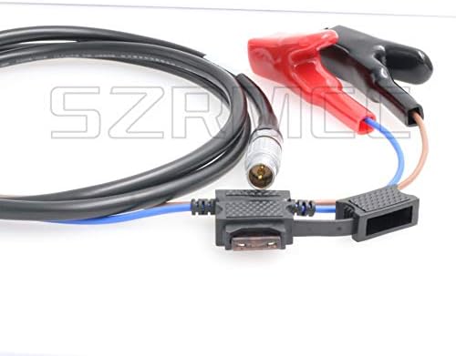 SZRMCC auto baterija saligatori na 2B 2-pinski muški kabel za napajanje za Trimble TrimMark3