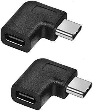90 stepeni USB-C Tip C muški na ženski Adapter, USB C 90 ugaoni Adapter, desni & lijevi ugao USB-C USB