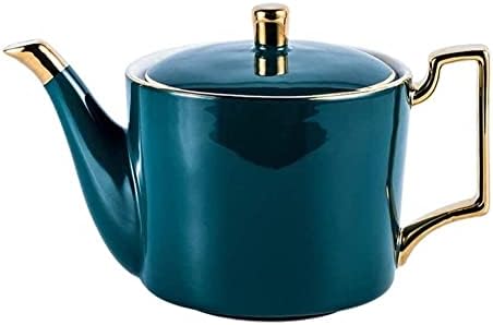 Zelena glazura za kafu, keramički ručni probušen kaff za kafe čajnik mlijeka čajnik čajnika