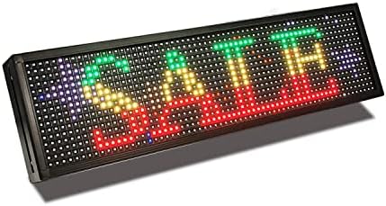 PH10MM LED znak 26 x 8 inča LED pomicanja Popis Poruka RGB pune digitalne poruke za digitalnu