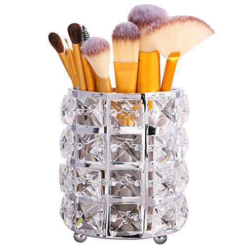Tasybox Crystal Makeup Brush Holder Organizer, Ručno Rađeno Rešenje Za Čuvanje Kozmetičkih Četkica