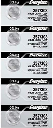 Energizer 357/303 Baterija Za Više Odvodni Sat Sa Srebrnim Oksidom. Na Suznoj Traci