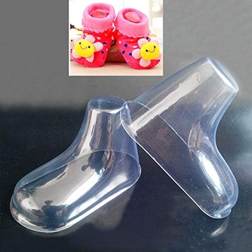 Dijelovi alata 20 kom/lot plastični model stopala kalupi za čarape Paste dječje Fondantne čizme