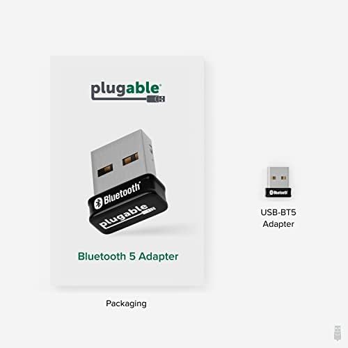 Priključni USB Bluetooth Adapter za računar, Bluetooth 5.0 Dongle kompatibilan sa Windowsom,