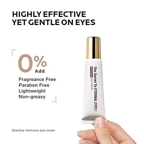 ZealSea Caffeine krema za područje oko očiju, 4u1 Anti Aging krema za područje oko očiju za natečenost
