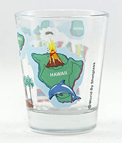 Havaji Država Aloha All-American Collection Shot Glass