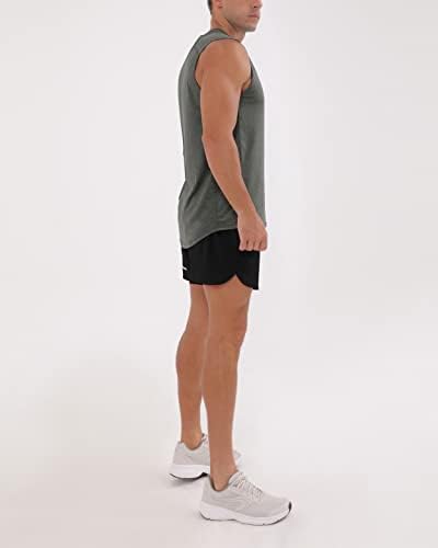 ODODOS muške Muscle Shirts UPF 50+ bez rukava Quick Dry Gym Workout Tank Top