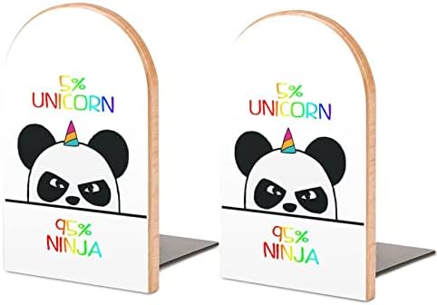 Unicorn Ninja Panda slatka knjiga EndsWooden Bookends držač za police knjige razdjelnik moderni