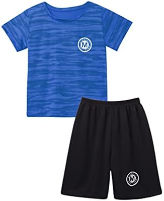 Vastwit Dječji dres Dres set Jogging odijelo Košarka nogomet Sport Top i kratke hlače Summer Worce