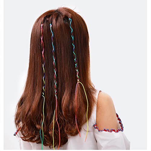 30 kom pletenice za kosu razne gradijentne boje konac za omotavanje kose DIY Afrička djevojka