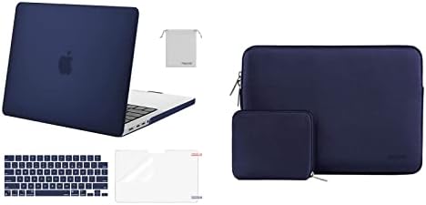 Mosiso kompatibilan s MacBook Pro 14 inčni kućišta 2021 2022 Izdanje A2442 m1, neprene rukavska torba i plastična