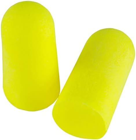 3M uši, 200 parova / kutija, E-A-RSOFT žuti neons 310-1250, neumoran, za jednokratnu upotrebu, pjena, NRR