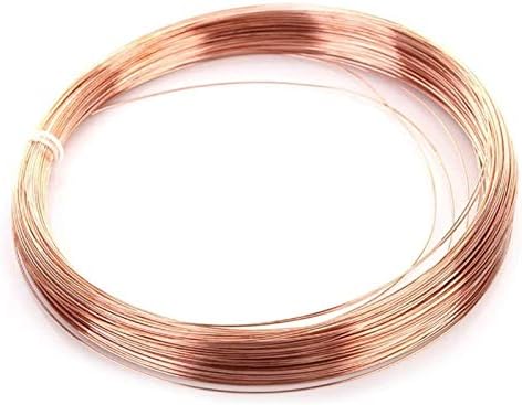 Merlinovo tržište bakarne žice 99,9% bakarne žice 10m / 32. 8ft T2 gola Cu metalna puna linija za perle
