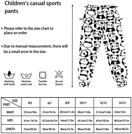 Za u dizajnirajte djecu atletičke dukseve djevojke jogger hlače, casual performanse hlače aktivne sportske