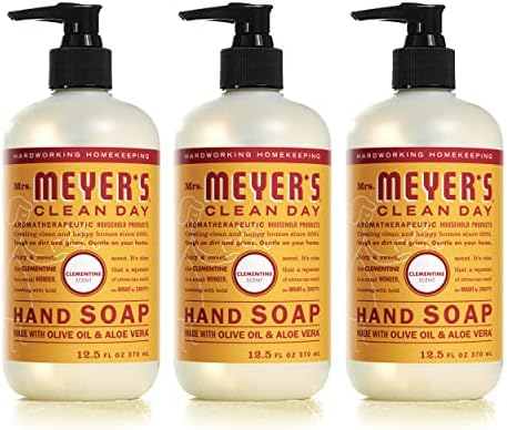 Meyerov sapun za ruke, napravljen od eteričnih ulja, biorazgradiva Formula, Clementine, 12.5 Fl. Oz-Pakovanje