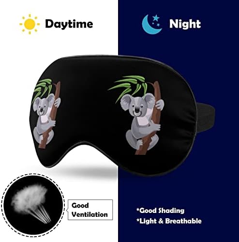 Slatka koala mekana maska ​​za masku za spavanje za spavanje za sjenčanje Udobnost za povezivanje