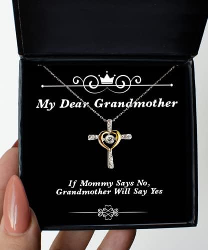 Jedinstvena baka ogrlica za prekršajnu plesu, ako mama kaže, ne, pokloni za baku, prisutni od unuke, za baku