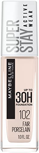 Maybelline Super Stay Liquid Foundation active Wear Makeup, do 30hr Wear, Transfer, znoj & vodootporan,