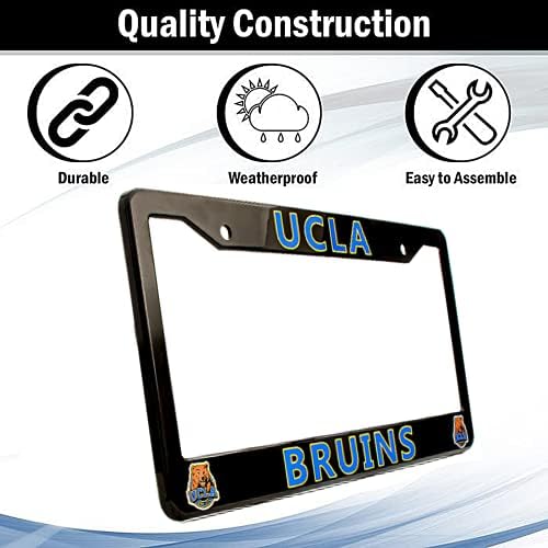 EliteAuto3K UCLA Bruins Licenc Licenc Frame Cover Cover - crna - 12.25 x 6.25 - Idealan poklon za sportske