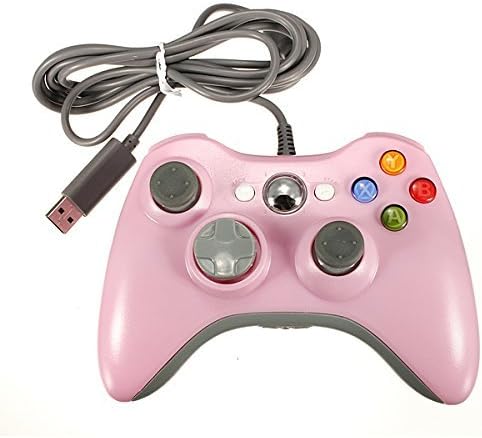 Yunhua ožičeni USB igraoner kontrolera Joypad za Microsoft Xbox 360 PC Windows Pink