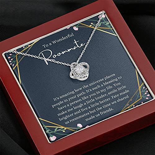 Personalizirani poklon nakita - ljubavni čvor, ogrlica s cimerom, college cimera, cimera ogrlica, spavaćice
