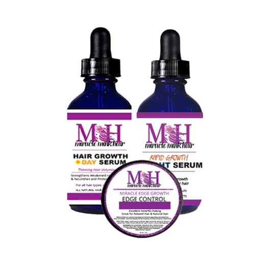 Miracle Mink Serum za Dan rasta kose, noćni Serum i kombinacija kontrole Ivica