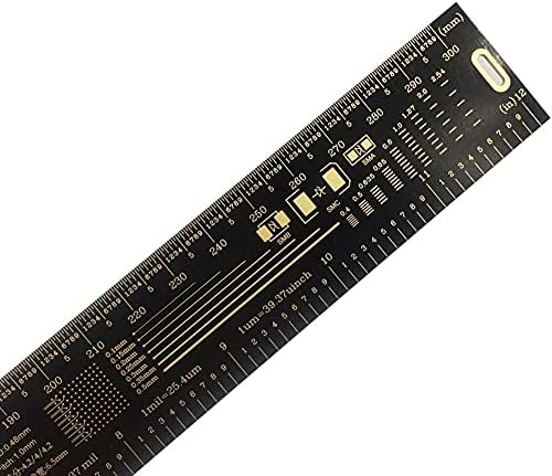 Mayata 1set 15cm 20cm 25cm multifunkcionalni PCB ravnalo mjerni alat otpornik kondenzatorski čip