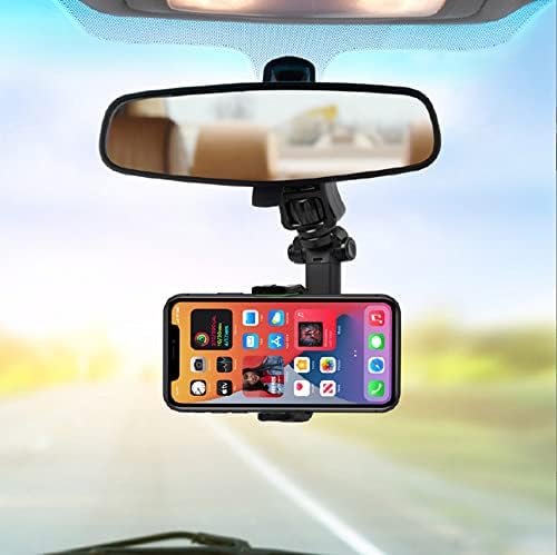 Hiyi nosač telefona nosač, multifunkcionalni pop auto retrovizor 360 ° Podesivi štand ovjesa,