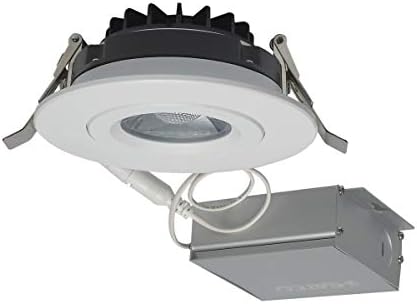 Satco S11618 12 watt LED direktno žičano Downlight; Gimbaled; 4 inča; 3000K; 120 Volt; zatamnjivanje;