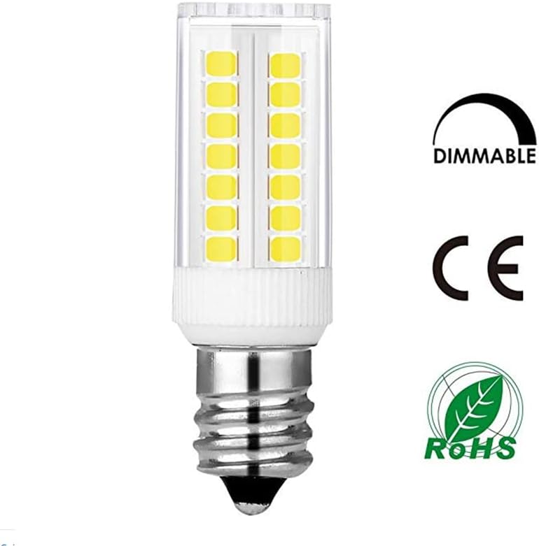 E12 LED sijalica 4W topla bijela 3000kt3 / T4 osnovna sijalica sa Svijećnjakom Stropni ventilator