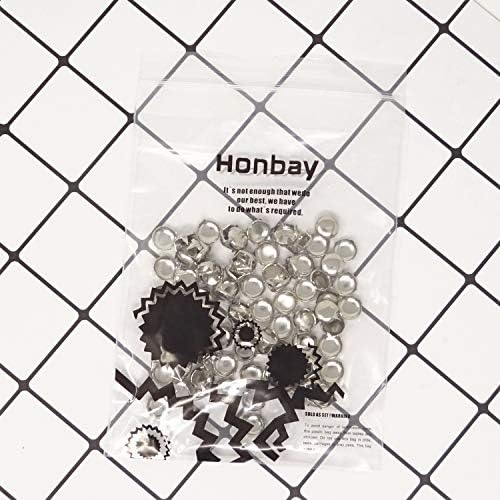 Honbay 100pcs 9mm Nailheads DIY okrugle punkere za zakovice kupole